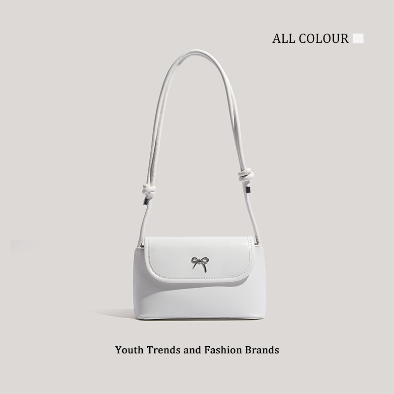 Simple Solid Color Small Square 2025 New Fresh Underarm Single Shoulder Casual Crossbody Bag ddmymoon