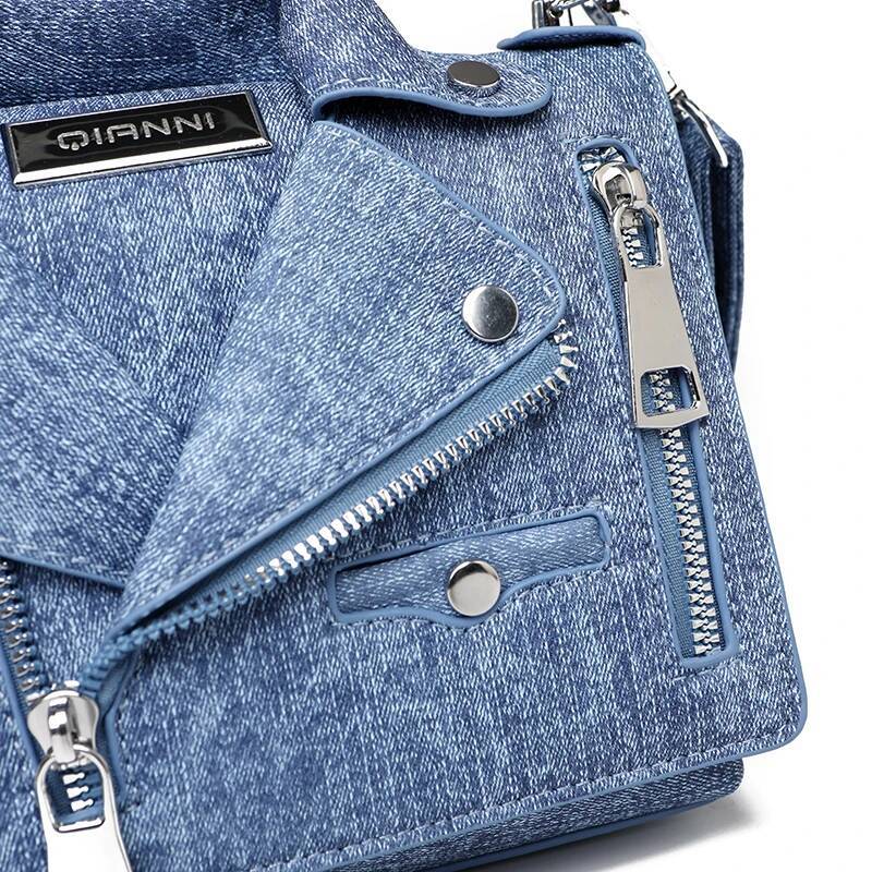 Denim Cotton Handbag Designer Ladies Purses High Quality Shoulder Bag Brand Women Sac Female Crossbody Bags 2025