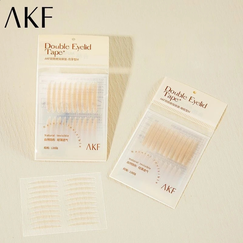AKF Double Eyelid Patch Invisible Natural Without Trace Durable.makeup Tools Eyelid Tape Eyelid Lifter Strips Eyelid Taping 250807
