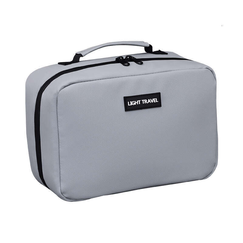 Business Gift Men's Accordion Toiletry Portable Travel Storage Large Capacity Dry Wet Separation Makeup Bag