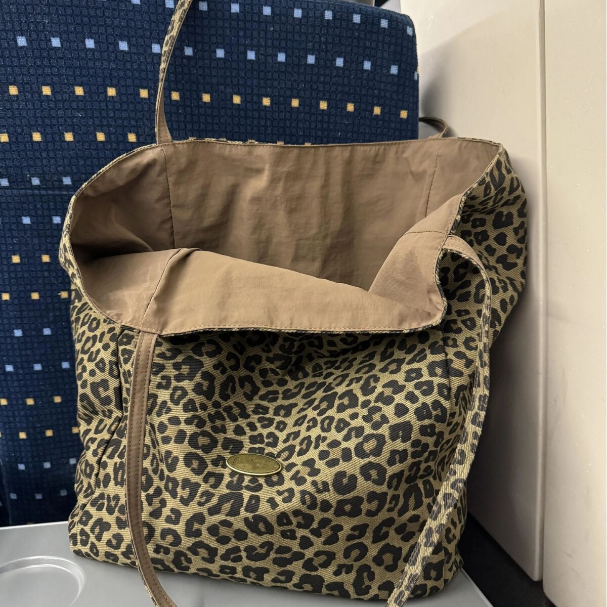 Casual Commuting Large Capacity Leopard Print 2025 New Autumn Winter Single Shoulder Tote Bag ddmymoon