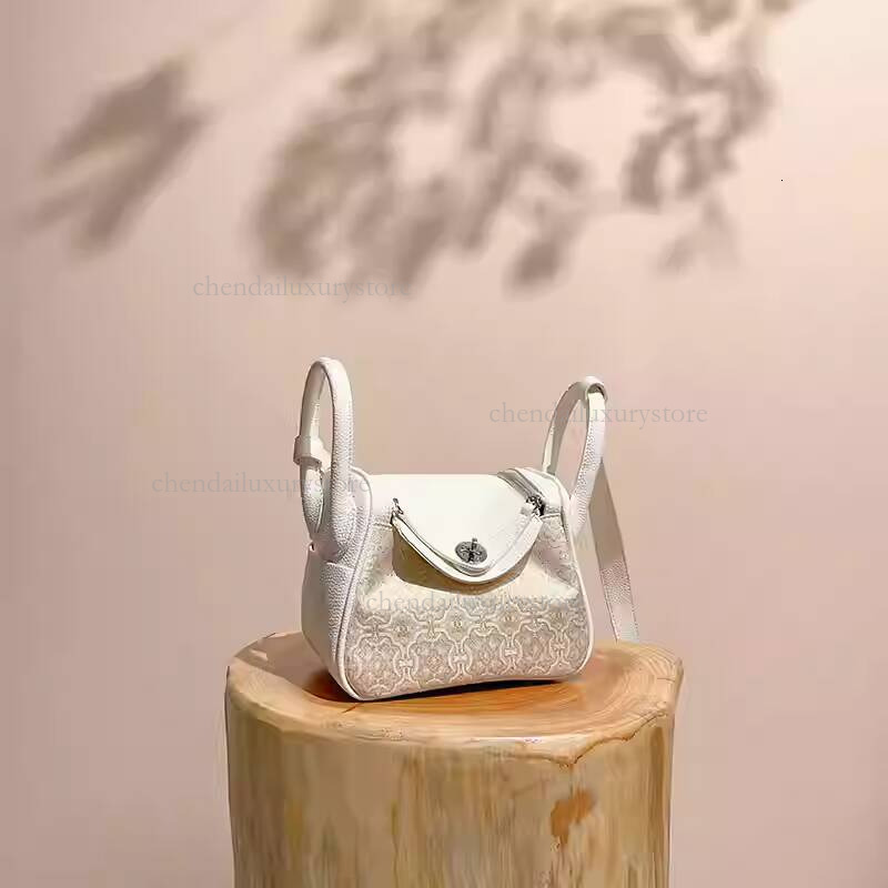 Free Shipping Designer Luxury Reproduction Lindi Bag New Chinese Women's Song Jin Handbag Fashion Premium Shoulder Bag