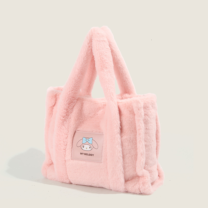 Large Capacity Plush 2025 New Tote Casual Handbag Shoulder Bag for Women ddmymoon