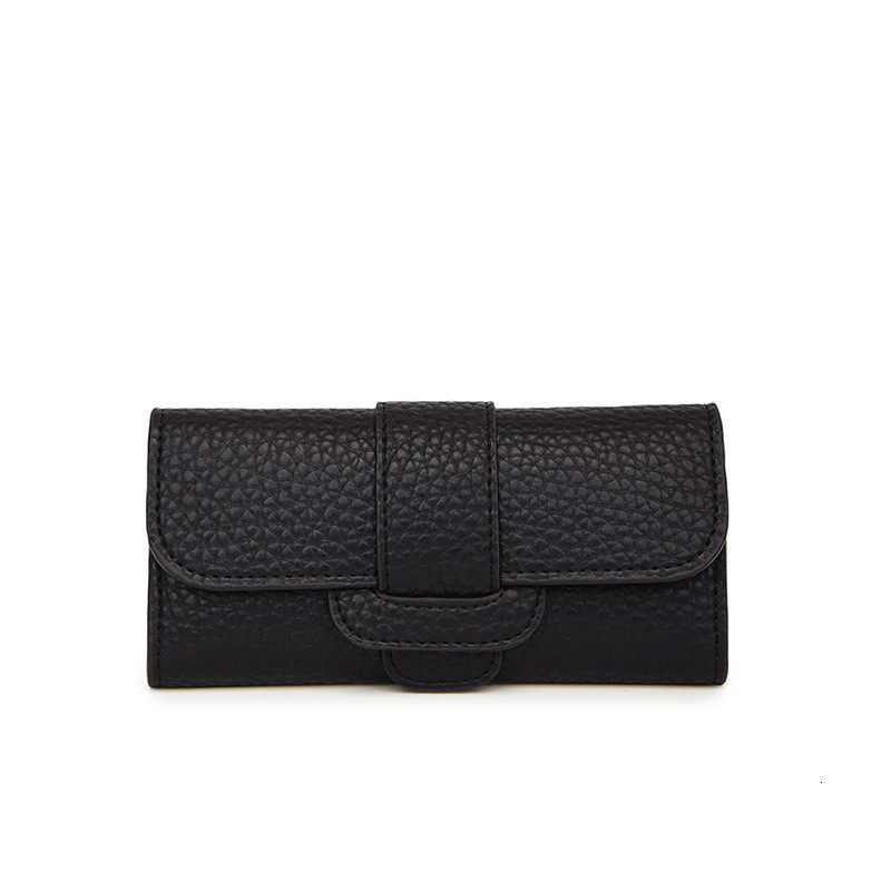 2025 New Luxury Bag Women's Long Wallet Korean Fashion Lychee Pattern Wallet Designer Bag Cross-border Wholesale Large Capacity Card Holder