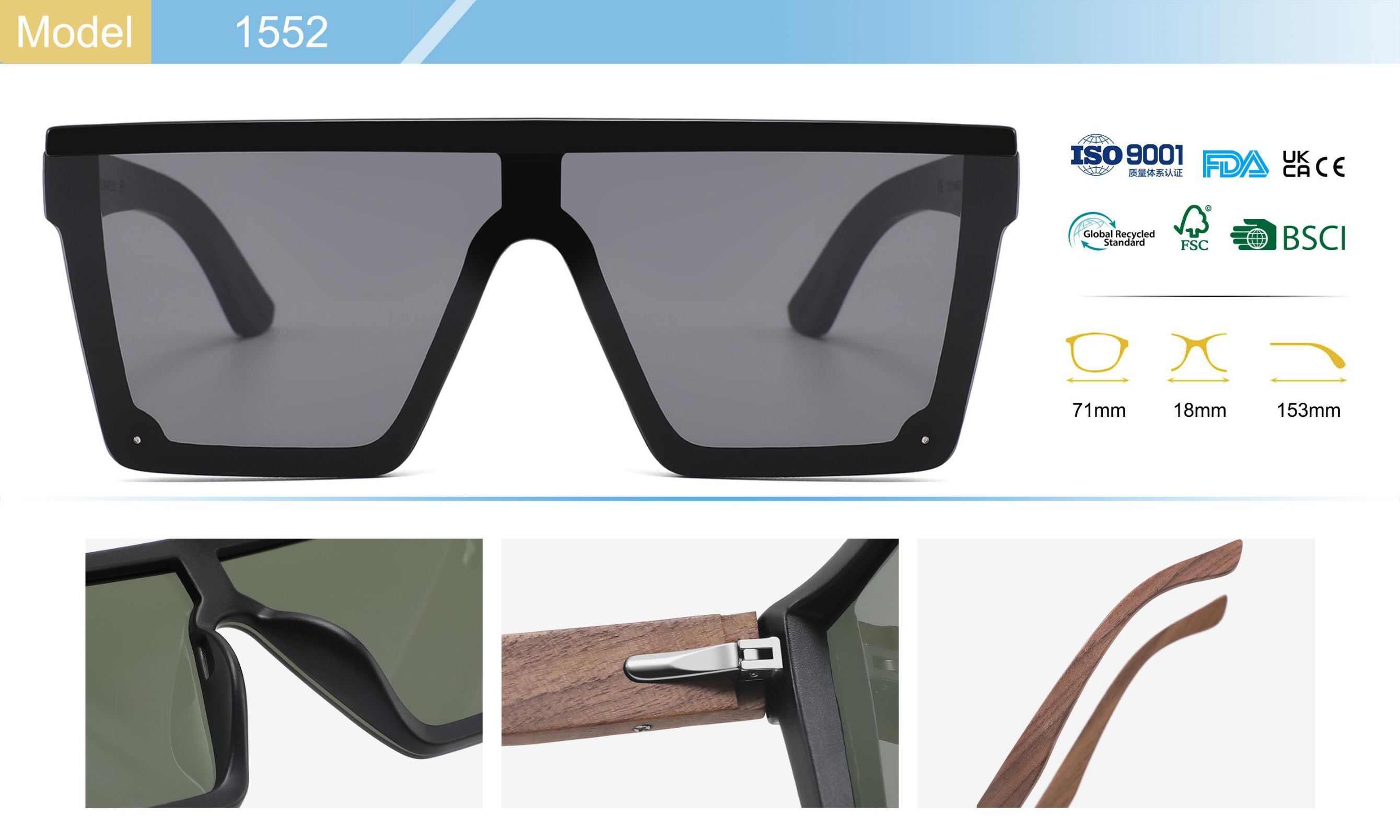 Bold round sunglasses durable plastic frames women Modern men's UV400 protection anti-glare scratch-resistant party music daily festival pj2