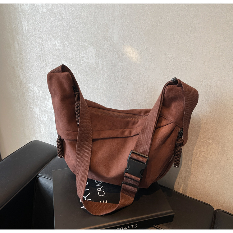 Cross-border Bag For Women Niche Design Commuter Designer Bag Bag Crossbody Dumpling Bag Lazy Style New Luxury Bag Large Capacity Student Shoulder Bag