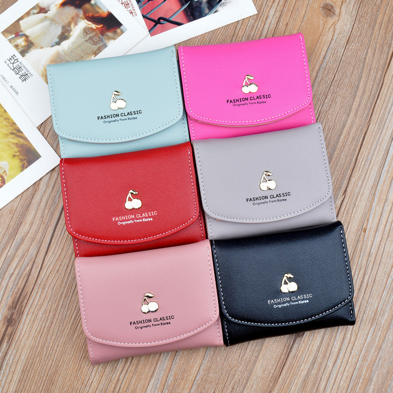 New Wallet Women's Short Wallet Female Student Fashion Designer Bag Simple Large Capacity Folding Soft Wallet Mini Luxury Bag Small Wallet