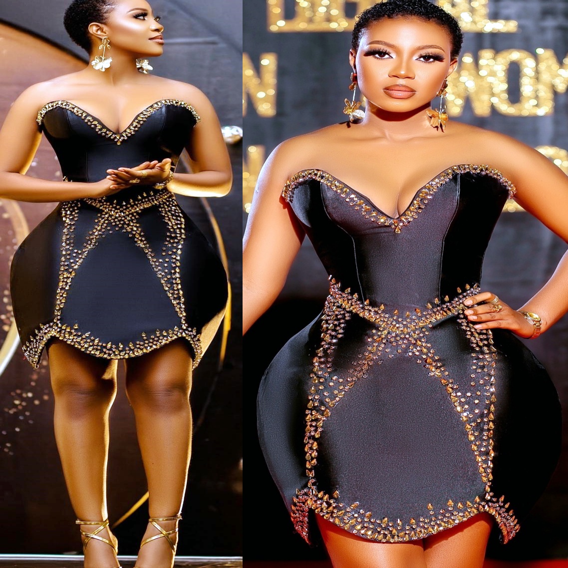 Chic Black Cocktail Dress Sweetheart Beaded Crystals Satin Stylish Short Mini Graduation Homecoming Dresses For Special Occasions Sweetheart Gowns