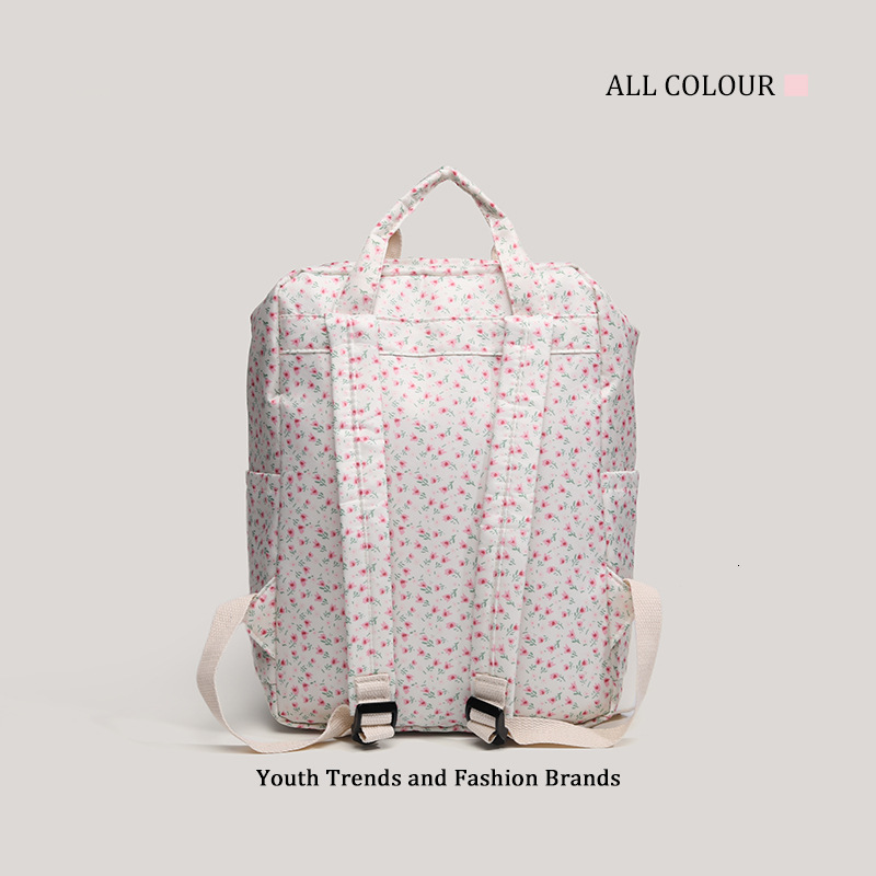 2025 New Floral Bear Soft Cute Student Large Capacity Backpack ddmymoon