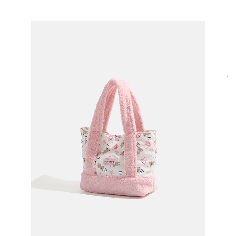 2025 New Bear Tote Bag Fashion Versatile Niche Student Handbag ddmymoon