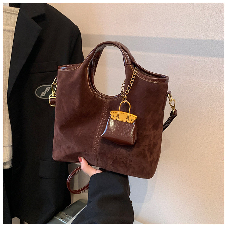 Vintage Leopard Print Women's Bag Designer Bag High-end Luxury Large Capacity Fashionable Handbag Simple Versatile Commuter Luxury Bag Crossbody 