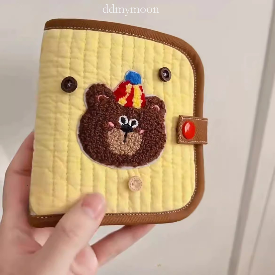 Cute Cartoon Bear Wallet Versatile Large Capacity Coin Storage Multi-layer Bag ddmymoon
