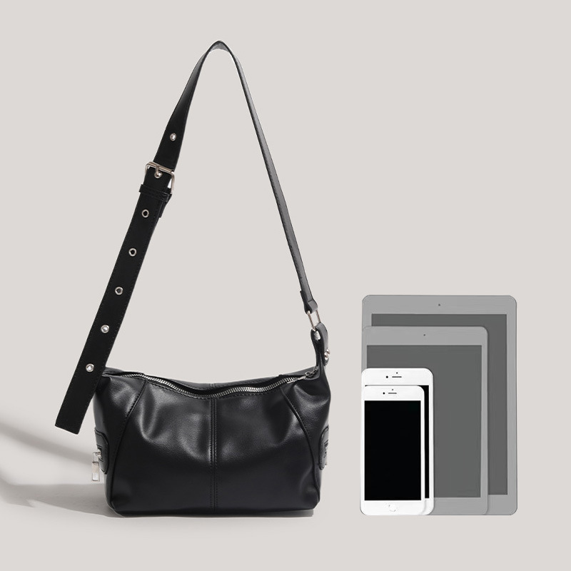 PU Leather Underarm French Niche 2025 New Single Shoulder Crossbody Bag ddmymoon