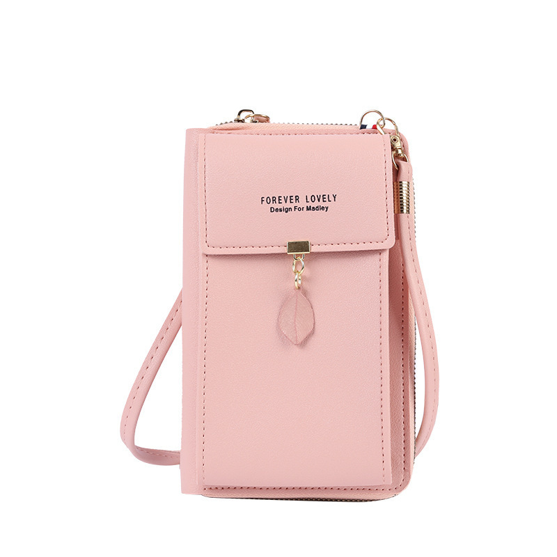2025 New Wholesale Large Capacity Multifunctional Fashion Simple Leaf Luxury Bag Single Shoulder Small Bag Crossbody Phone Bag For Women