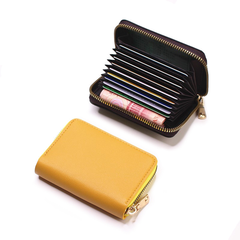 2025 New Card Holder Women's Large Capacity Luxury Bag Multi-card Slot Card Clip Compact Men's Wallet Card Holder Card Sleeve Coin Purse