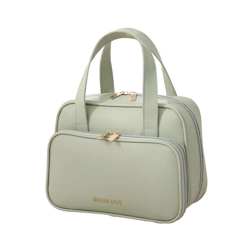 Runhui New Naisi Handheld Square Toiletry Travel Cosmetic Storage Waterproof Makeup Bag Large Capacity