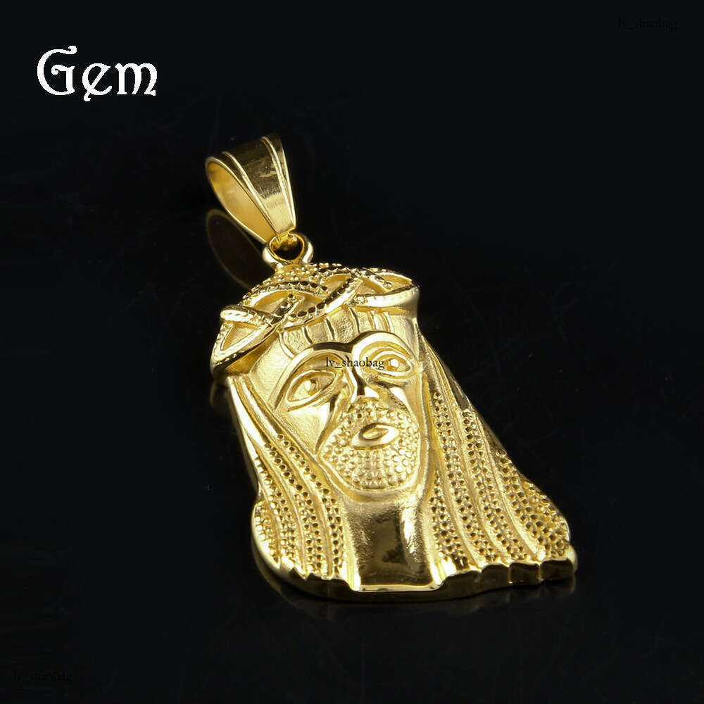Personage Pendant Men and Women Hiphop Hip Hop Gold Plated Jewelry Necklace