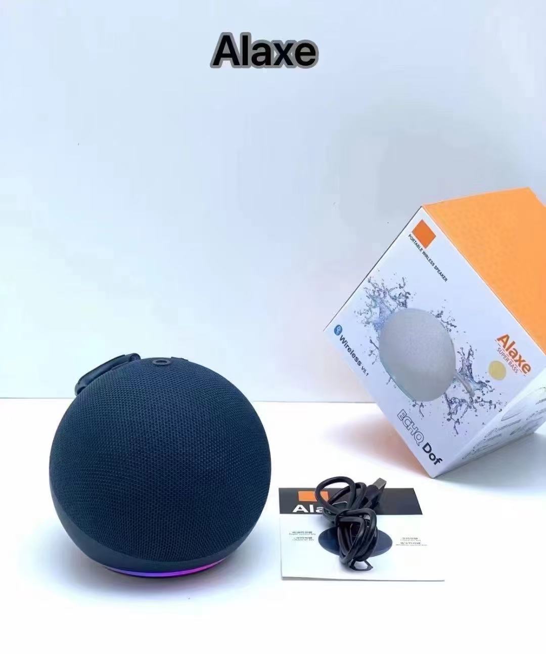 New Cross-Border Alexa Bluetooth Speaker Outdoor Wireless Bluetooth Audio Mini Portable Home RGB Subwoofer