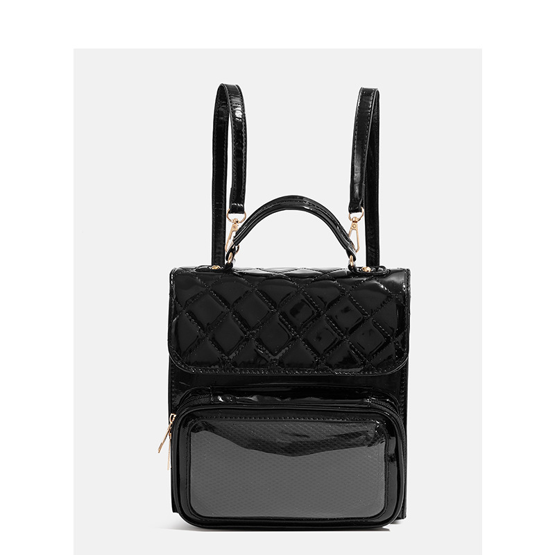 Quilted Small Capacity Pain Backpack for Women Commuting to Class Single Shoulder Bag ddmymoon