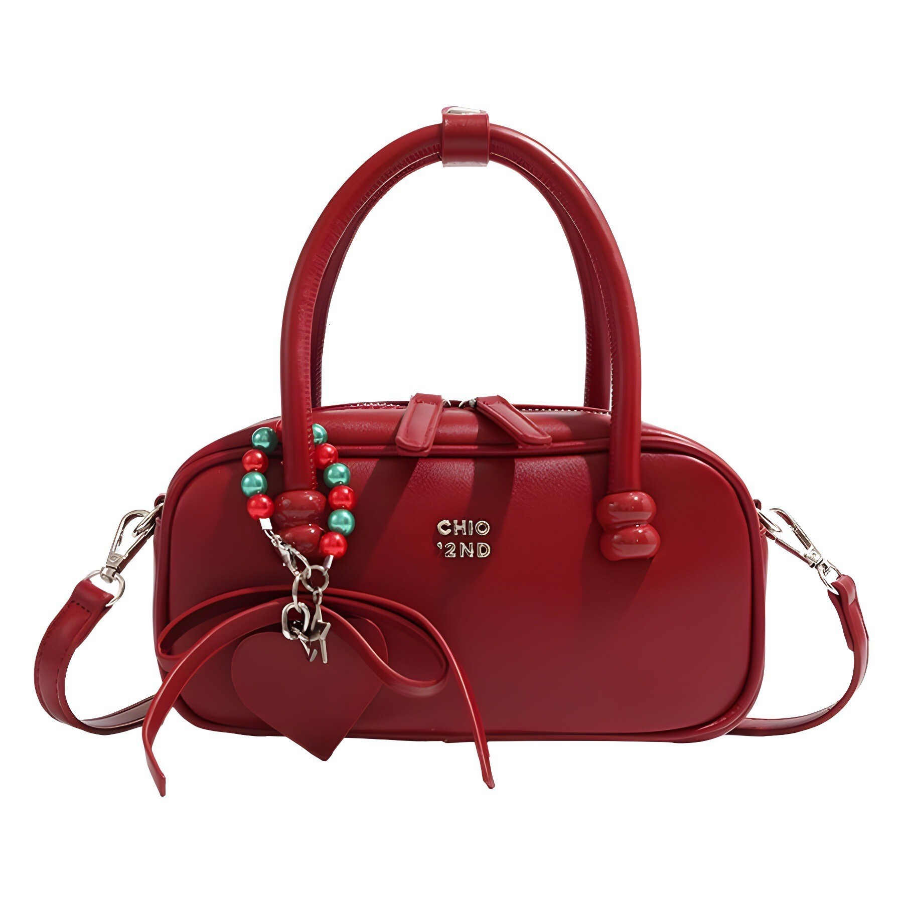 Heartbeat Melody Pillow for Women French Style Red Wedding Single Shoulder Crossbody Bag ddmymoon
