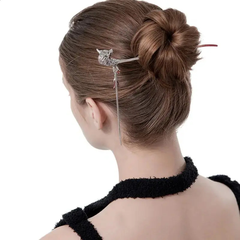 Sweet And Cool Copper Alloy Fox Hairpin For Celebration Banquets A Jewelry Gift For Women 250807