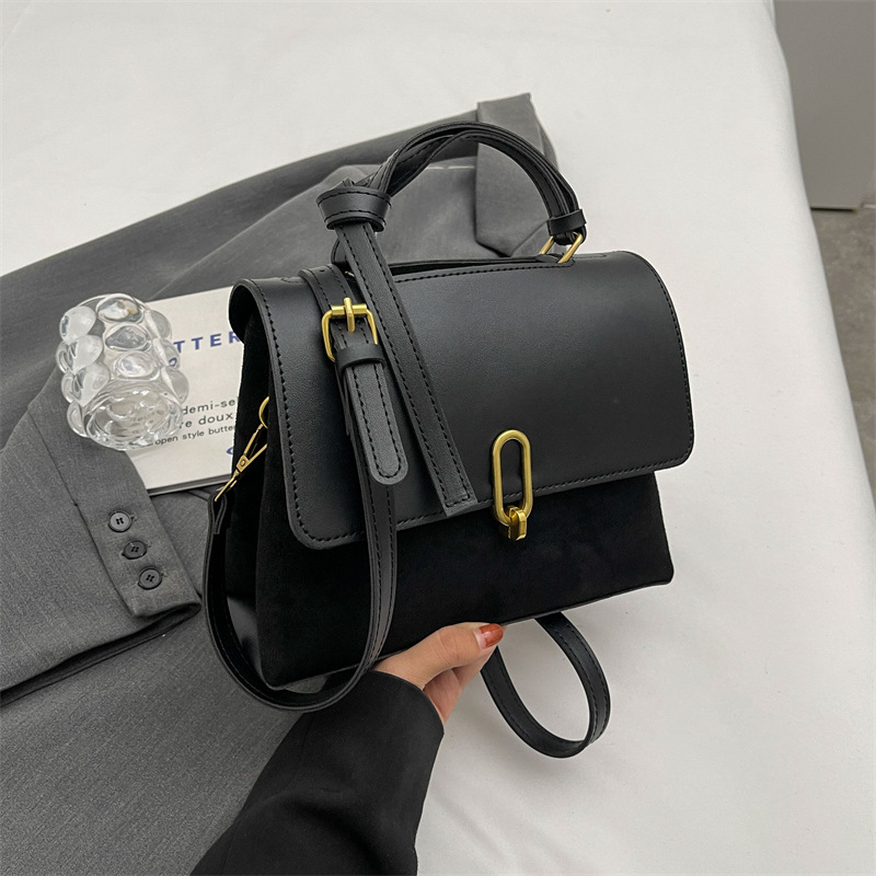 Senior sense handbag bag female autumn winter new style popular one-shoulder bag retro small cross-body commuting bag