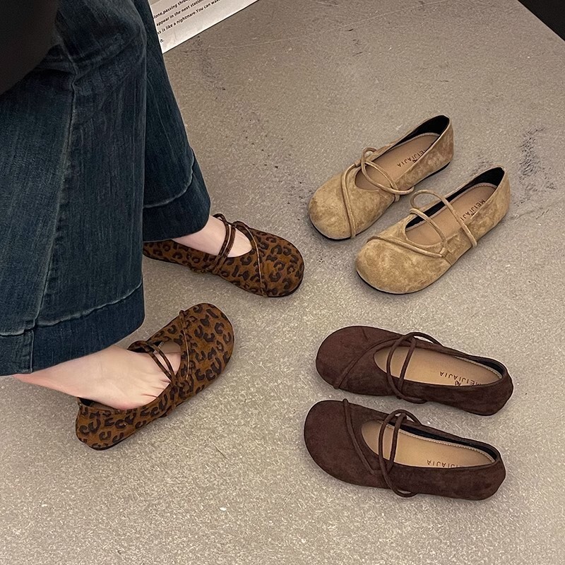 Retro height increasing women's thick soled loafers 2025 designer's new Mary Jane shoes
