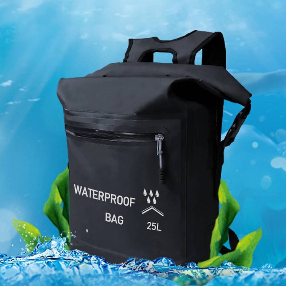 25L Waterproof Dry Backpack Large Capacity Upstream PVC Rolltop Beach Bag for Fishing Trekking Sailing high-quality