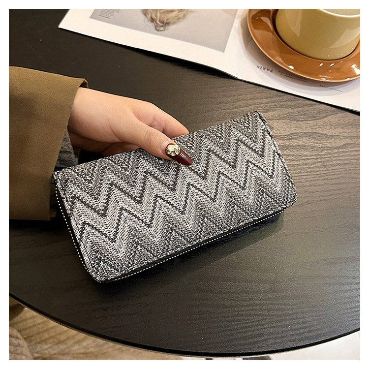 New 2025 Women's Long Zipper Wallet Large Capacity Phone Bag Designer Bag Multi-card Slot Coin Purse Cross-border Trendy Luxury Bag Card Holder