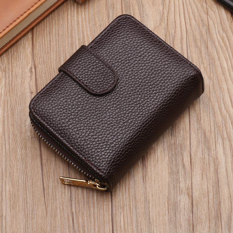 High-end Men's Wallet Driving License Integrated Bag Multifunctional Luxury Bag Card Holder Women's Leather Case Driving License Holder