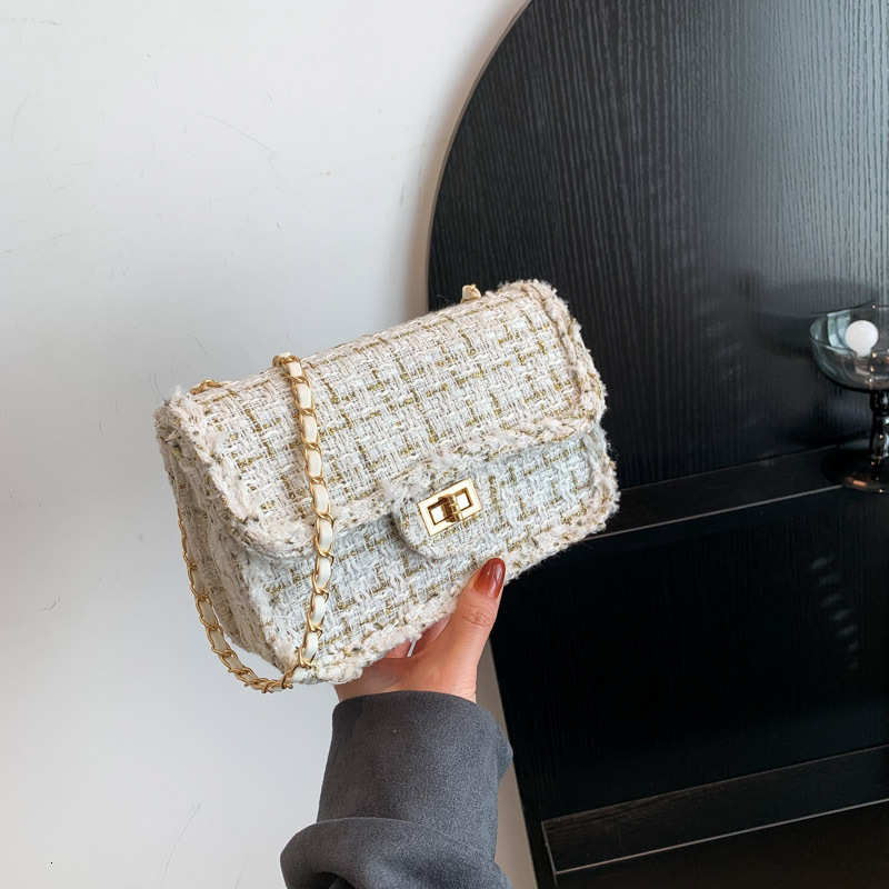 This Year's Trend Luxury Bagfree Shipping Designer Small Square Bag 2023 New Autumn Bag Women Chain Personality Crossbody Bag Casual Simple Shoul