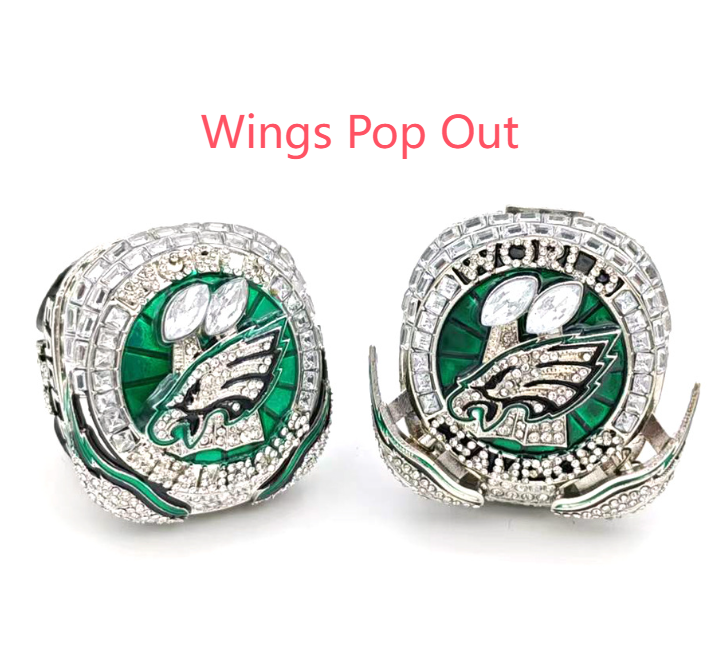 2024 2025 Super Bowl Eagles HURTS BARKLEY American Football Team Champions Championship Ring Wooden Display Box Souvenir Men Fan Gift Wholesale