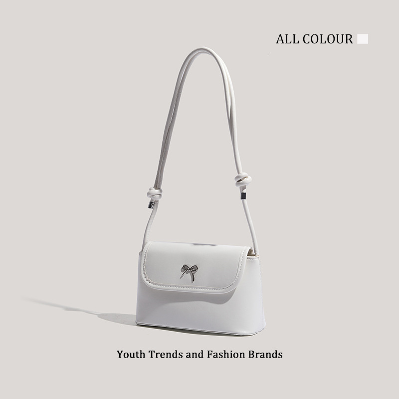 Simple Solid Color Small Square 2025 New Fresh Underarm Single Shoulder Casual Crossbody Bag ddmymoon