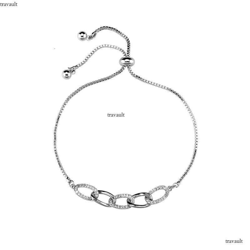 INS Style Inlaid Fashion Women's Individually Wrapped Geometric Adjustable Length Bracelet Gold Australia