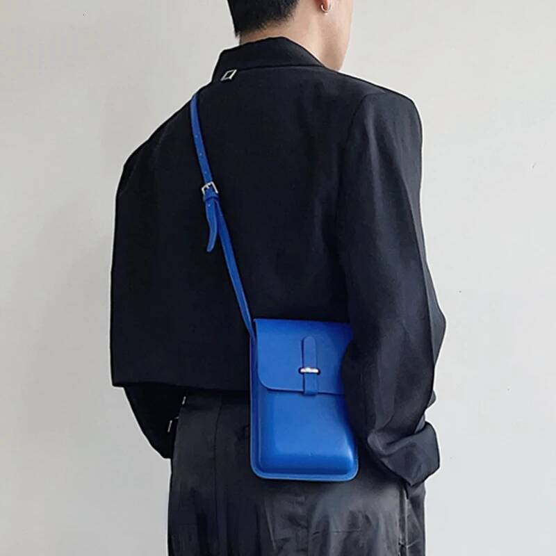 Man's Handbag Large Capacity PU Leather Shoulder Bags Wallets Card Holders Cell Phone Purse Female Messenger Bag