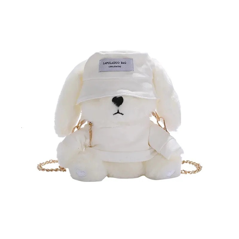 Birthday Gift Cute Plush High-Cool Rabbit Cartoon Textured Niche Design Crossbody Bag ddmymoon