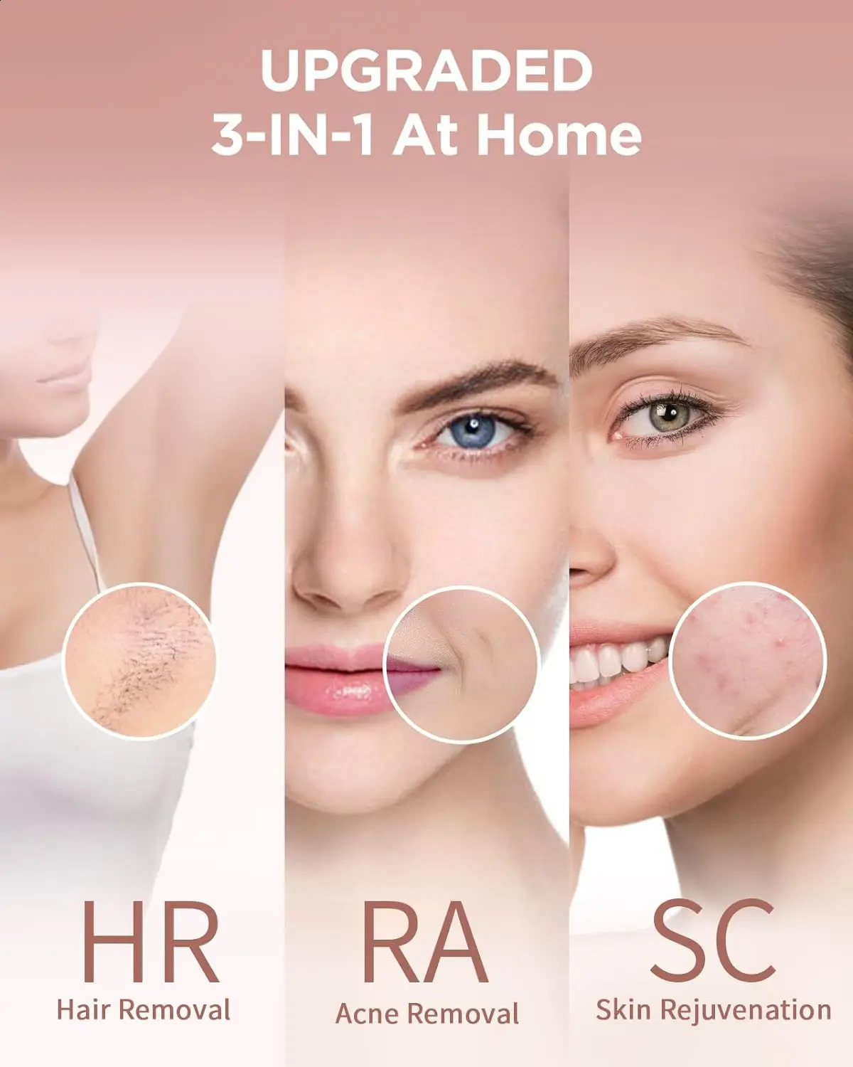 IPL Hair Removal Laser Device 999900 Flashes Auto Manual Dual Mode for Men Women Bikini Hair Laser in 4 Weeks Home Use 250814