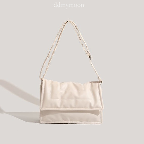Premium 2025 New Soft Leather Large Capacity Single Shoulder Crossbody Cloud Tote Simple Bag ddmymoon