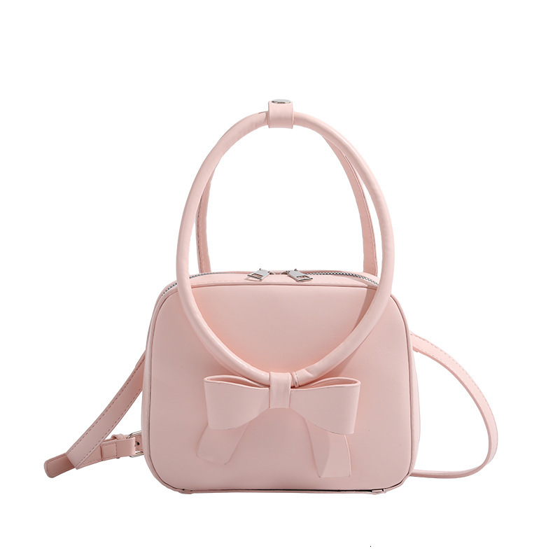 2025 New Women's Bowknot Niche Small Square Bag Commuter Shoulder Handbag ddmymoon