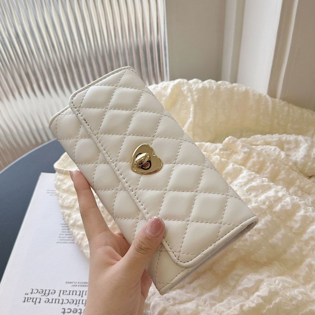 Designer Bag Minimalist Large Capacity Women's Long Wallet European And American Style Foldable Wholesale Short Wallet Coin Purse Luxury Bag Card