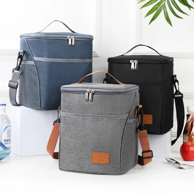 10L Heat preservation Refrigeration Bag Waterproof Foil Picnic Office Student Portable Thermal Camping Lunch Bag Dinner Ice Box 250804