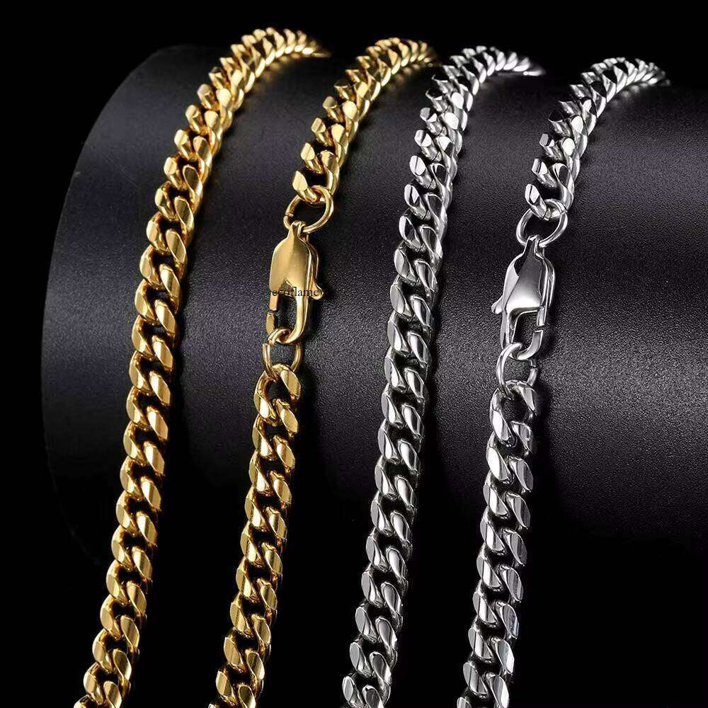 NUOYA Men's Hip Hop Jewelry Stainless Steel Wholesale Gold PVD Plated Miami Cuban Link Chain Bracelet