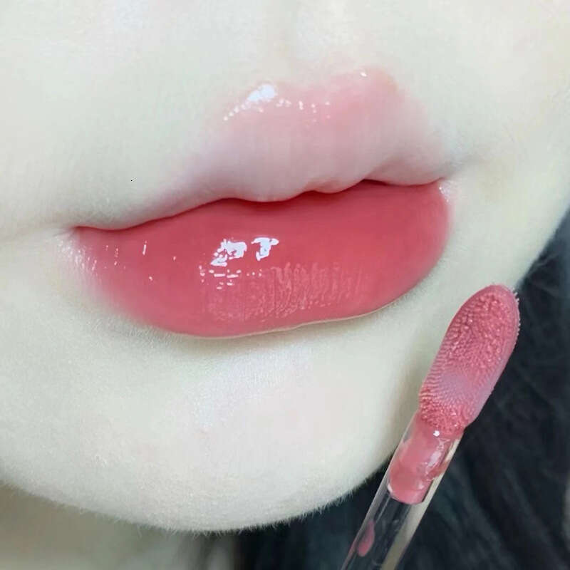 OULESONG Iced Tea Mirror Water Glass Jelly Round Tube Domestic Lip Gloss Live Streaming Female Free shipping Free shipping