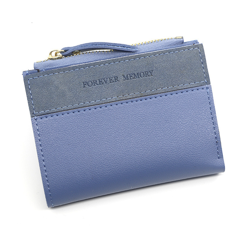 Fashion New Women's Short Wallet Color-block Short Leather Wallet Tassel Zipper Multi-card Slot Coin Luxury Bag Purse Card Holder Coin Bag
