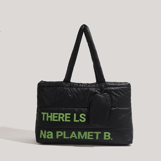2025 Tote New Autumn Winter Large Capacity Single Shoulder College Student Commuter Handbag ddmymoon