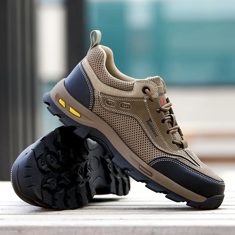 Mens Shoes Summer Work Safety Shoes Mens Anti Piercing Work Shoes Protective Shoes Safety Boots 250805
