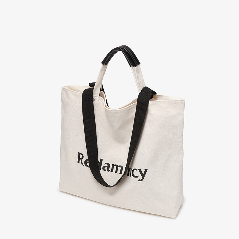 Large Capacity Canvas Tote Bag for Women Versatile Commuting Shoulder Handbag ddmymoon