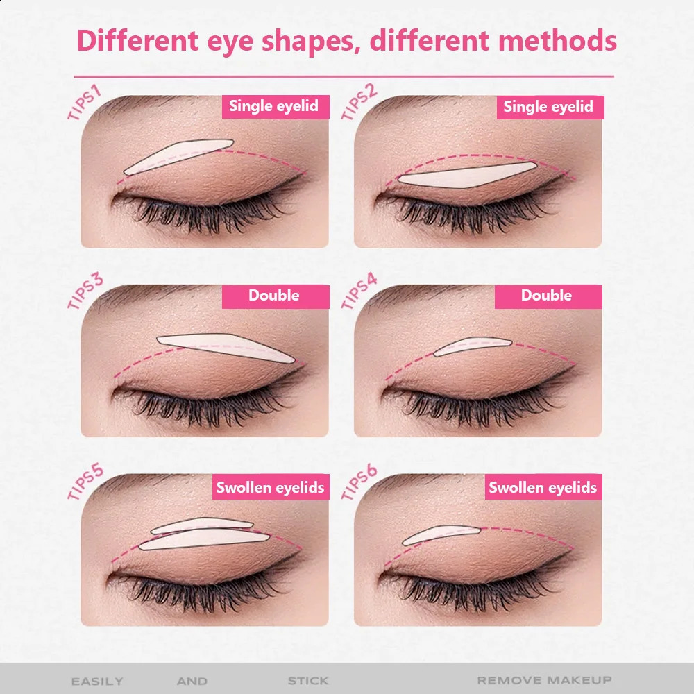 ROCK SWEET 240 Pieces Waterproof Double Eyelid Sticker Breathable Invisible Blend Natural Traceless Double Eyelid Tape 250807