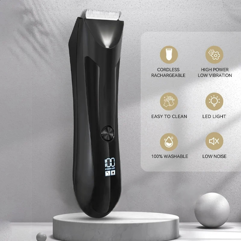 Professional Hair Cutting Machine Beard Trimmer Electric Shaver for Men Intimate Areas Hair Shaving Machine Safety Razor Clipper 250805