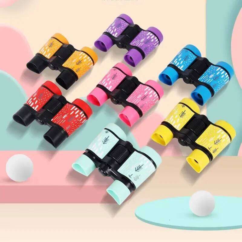 Rubber Xmm Children S Binocular Educational Folding Outdoor Birding Optical Telescope For Camping